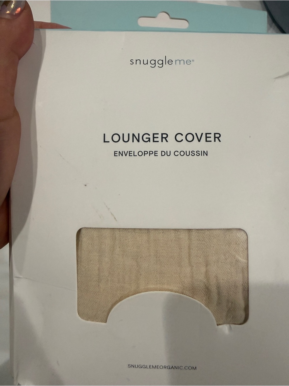Snuggle me organic cover